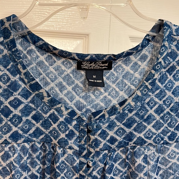 Lucky Brand Sheer Top - Picture 8 of 8